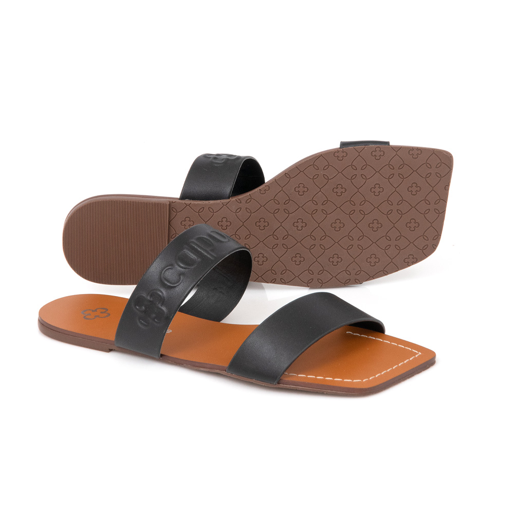 CHINELO RASTEIRO PRETO BICO QUADRADO image number 3
