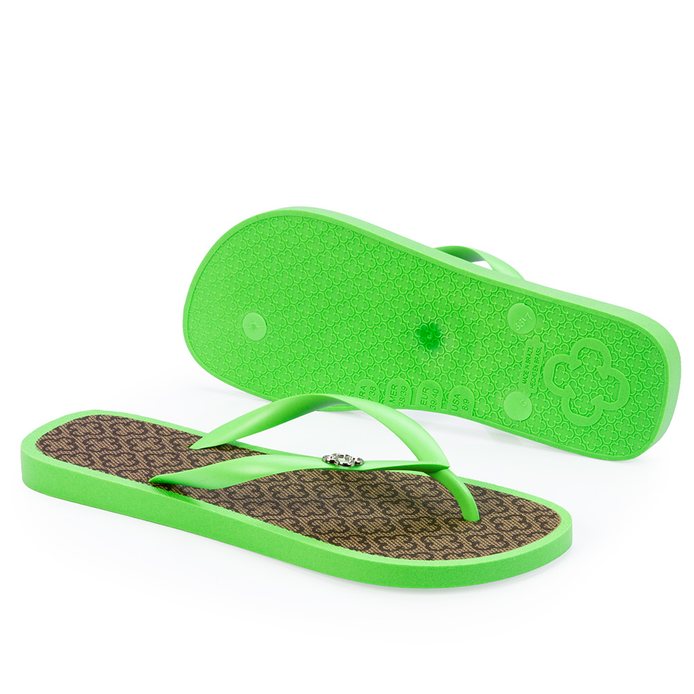 CHINELO DE DEDO VERDE PISTACCHIO MONOGRAMA image number 3