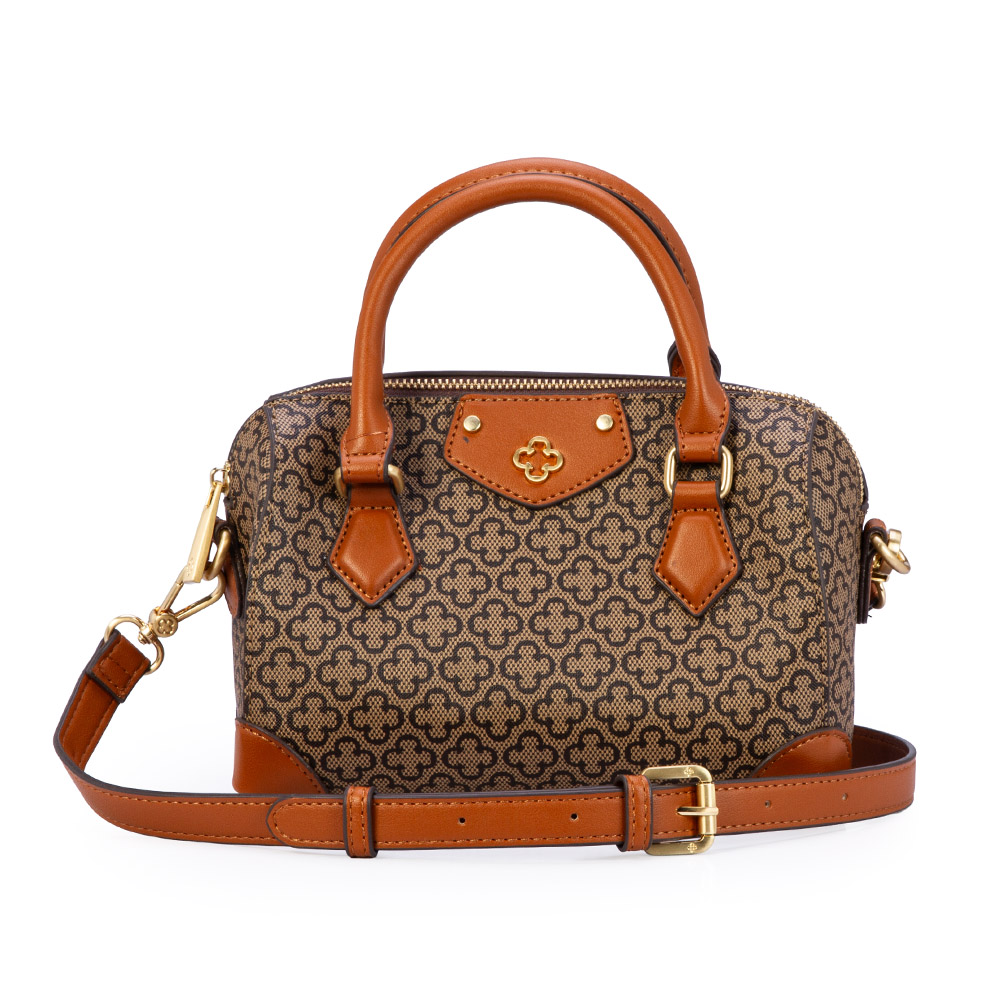 BOLSA PEQUENA CARAMELO MONOGRAMA DOCTOR BAG image number 0