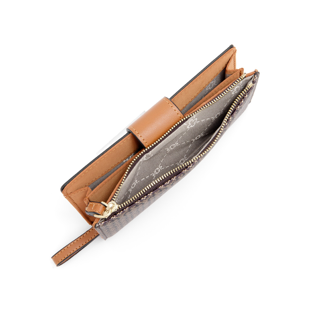 CARTEIRA FEMININA CARAMELO MONOGRAMA image number 4