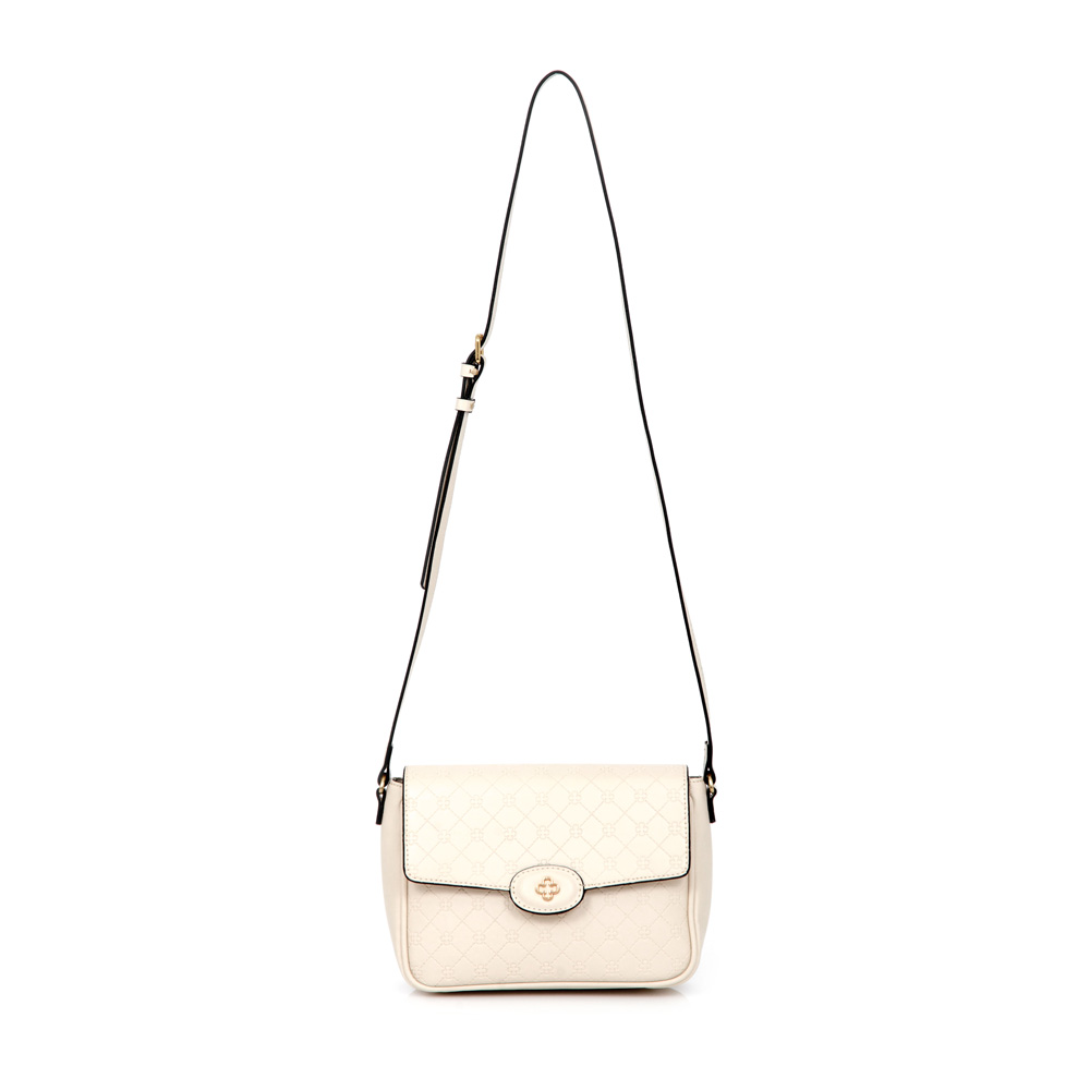 BOLSA PEQUENA TIRACOLO BEGE R&Aacute;FIA MONOGRAMA image number 0