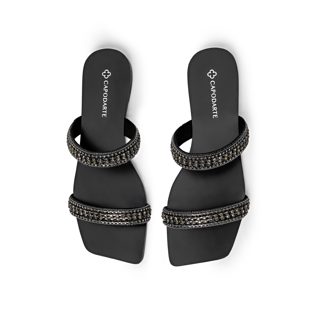 CHINELO RASTEIRO PRETO BICO QUADRADO image number 4