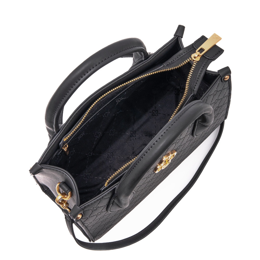 BOLSA PRETA MÉDIA TOTE image number 4