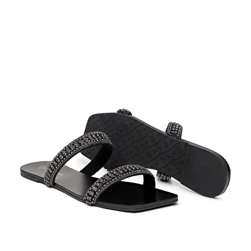 CHINELO RASTEIRO PRETO BICO QUADRADO image number 3