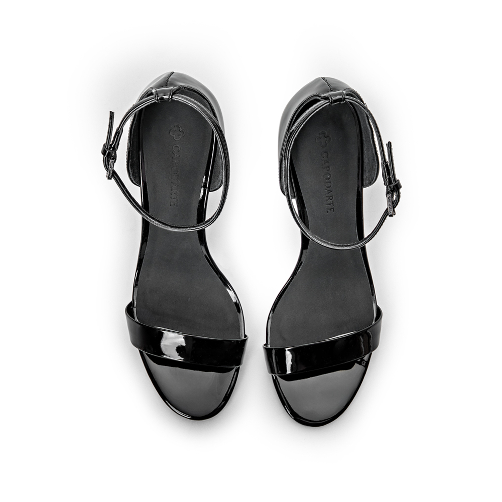 SAND&Aacute;LIA PRETA SALTO ALTO VERNIZ image number 4