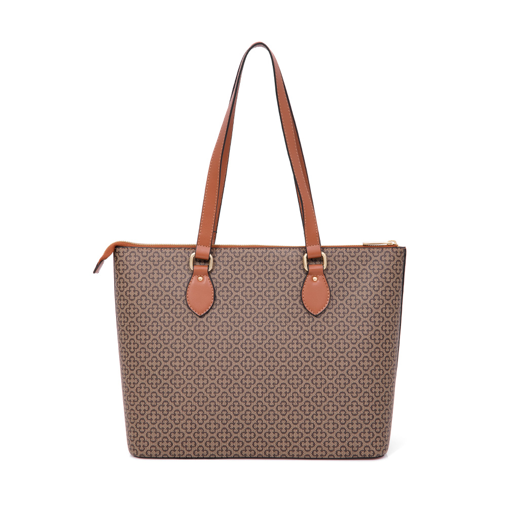 BOLSA SHOPPER CARAMELO MONOGRAMA image number 3