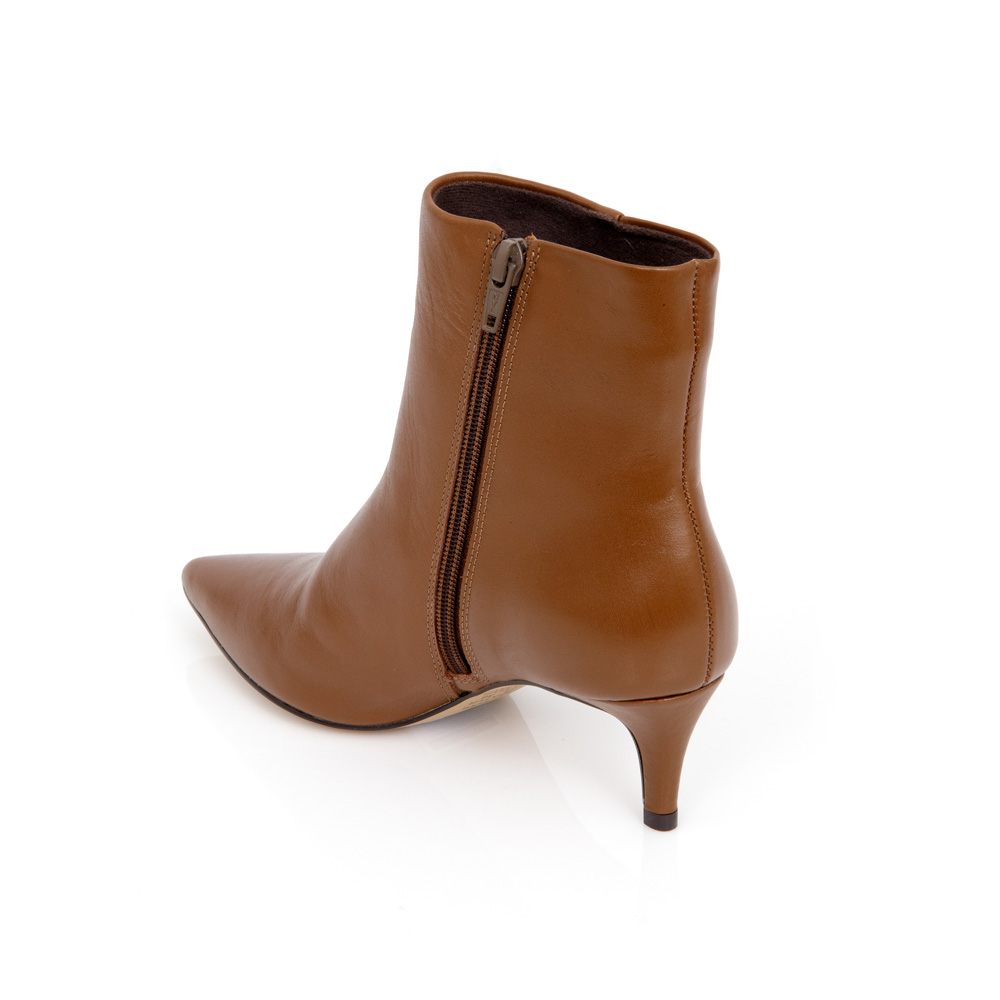 BOTA CANO CURTO CARAMELO MOGNO DE COURO image number 2