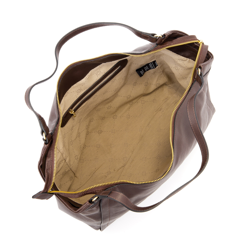 BOLSA DE COURO MARROM TOBACCO SHOPPER image number 4