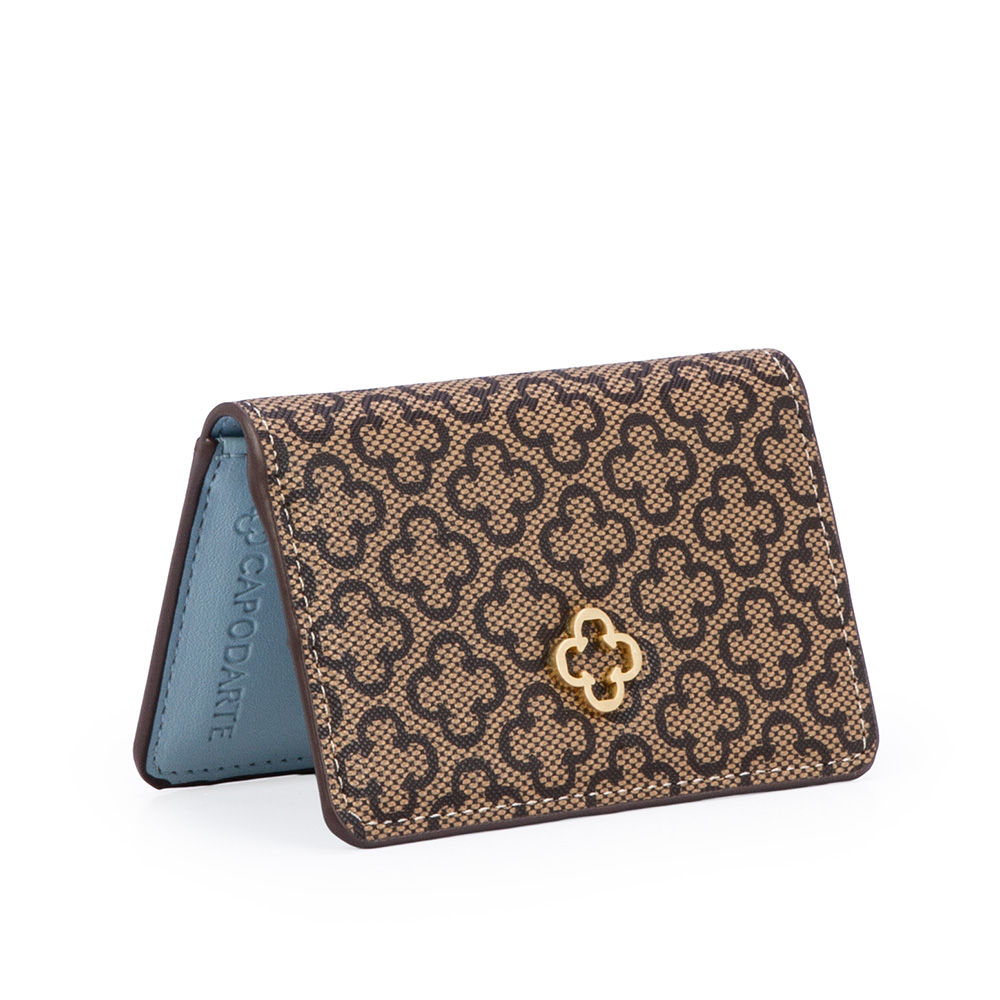 CARTEIRA FEMININA AZUL MONOGRAMA image number 3