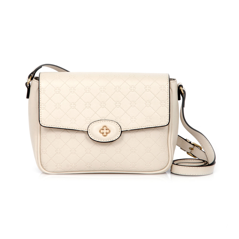 BOLSA PEQUENA TIRACOLO BEGE R&Aacute;FIA MONOGRAMA image number 1