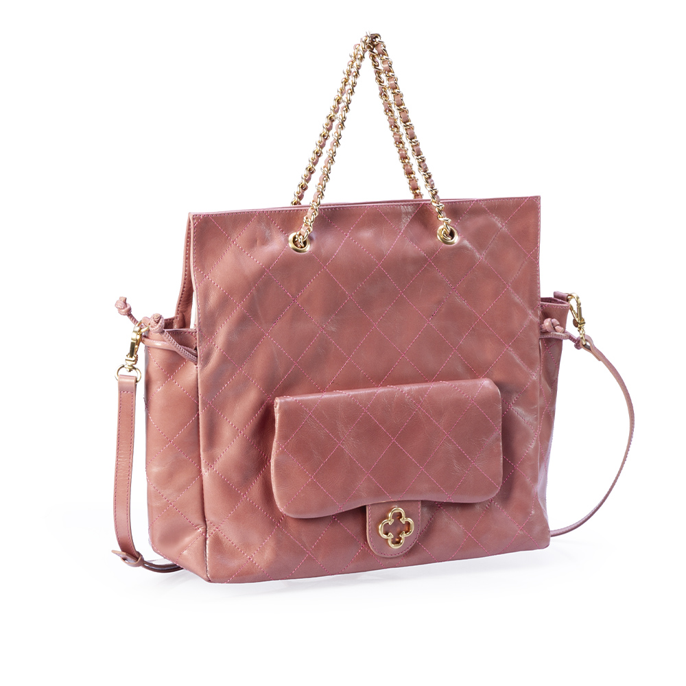 BOLSA HOBO COURO MALVA image number 3