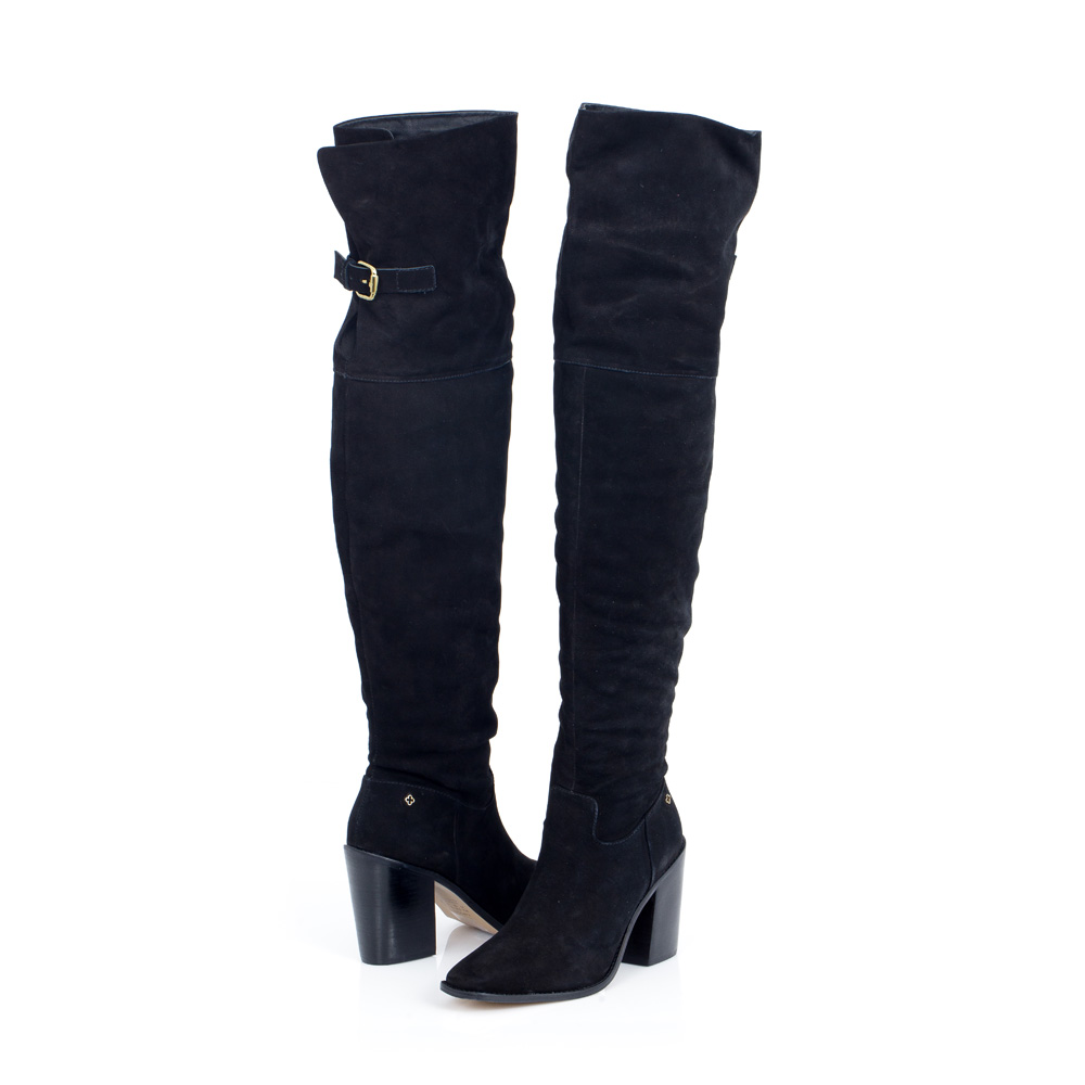 BOTA OVER PRETA COURO NOBUCK image number 4