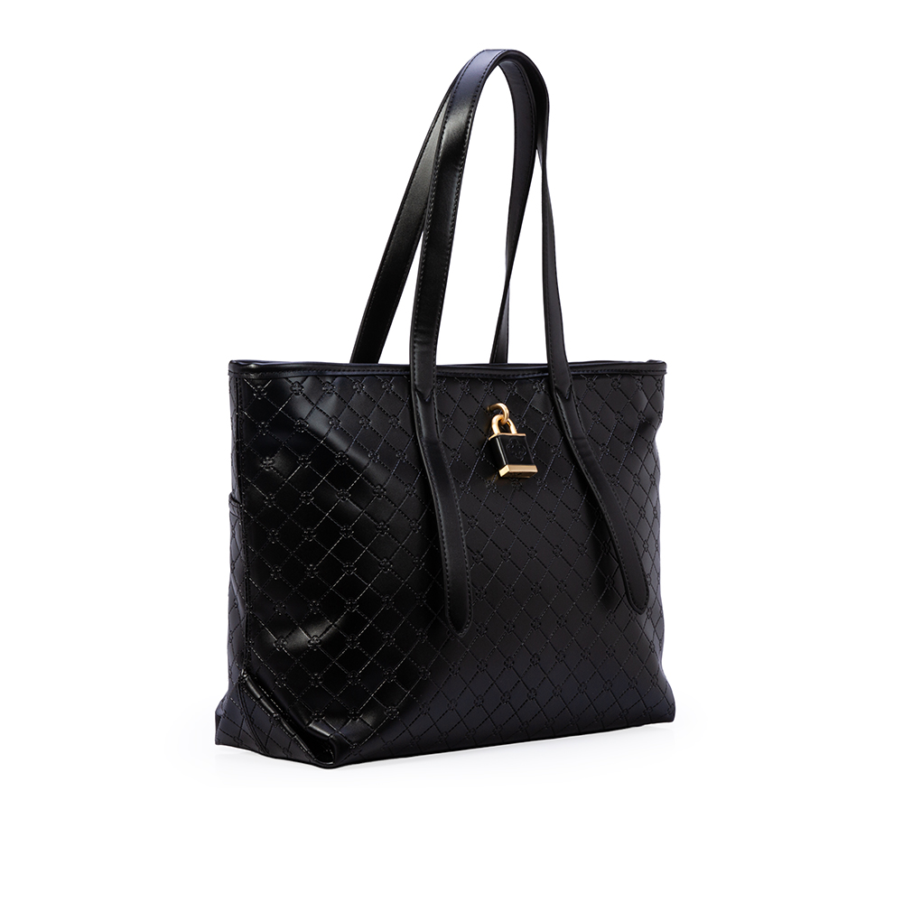 BOLSA GRANDE PRETA MONOGRAMA SHOPPER image number 1