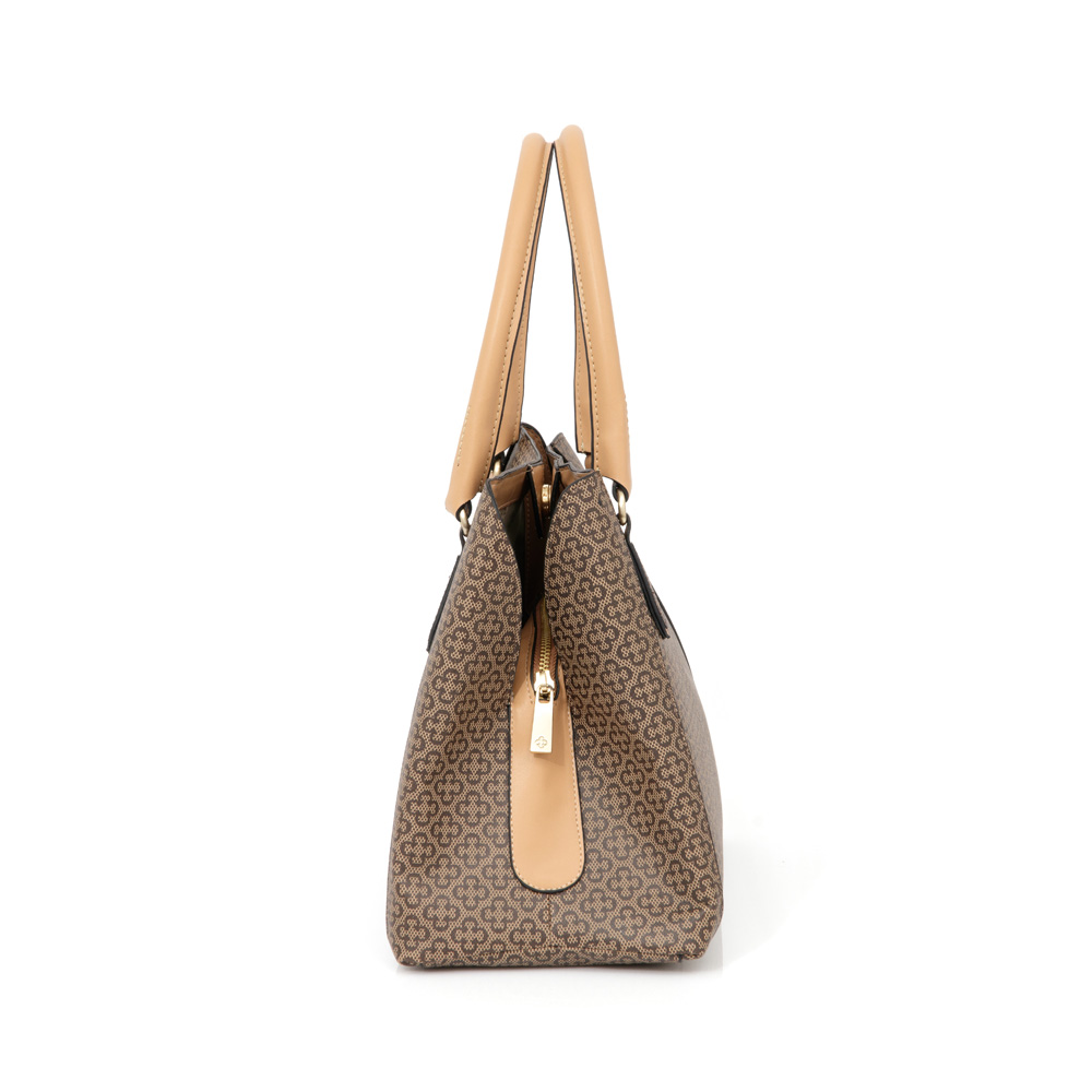 BOLSA SHOPPER BEGE NATURALE MONOGRAMA image number 2