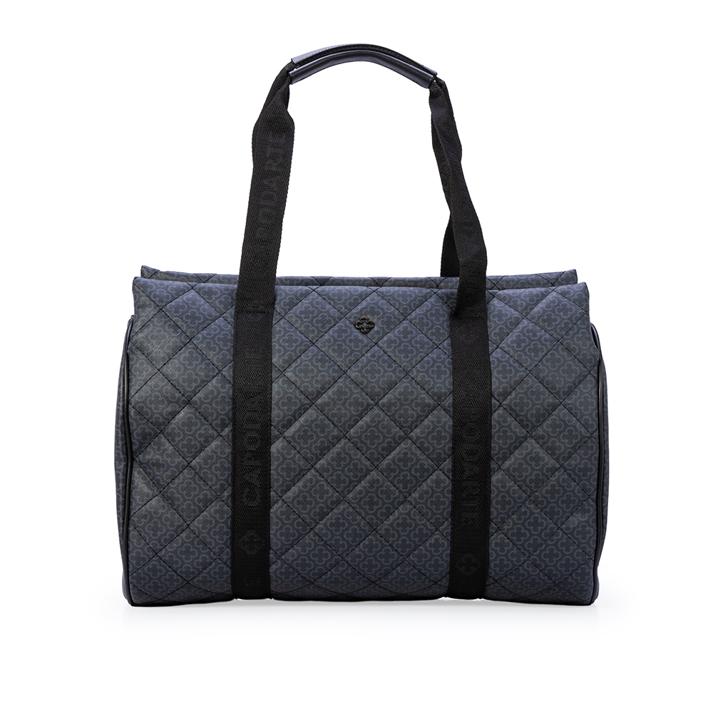 MALA DE M&Atilde;O PRETA MONOGRAMA AL&Ccedil;A GORGUR&Atilde;O image number 0