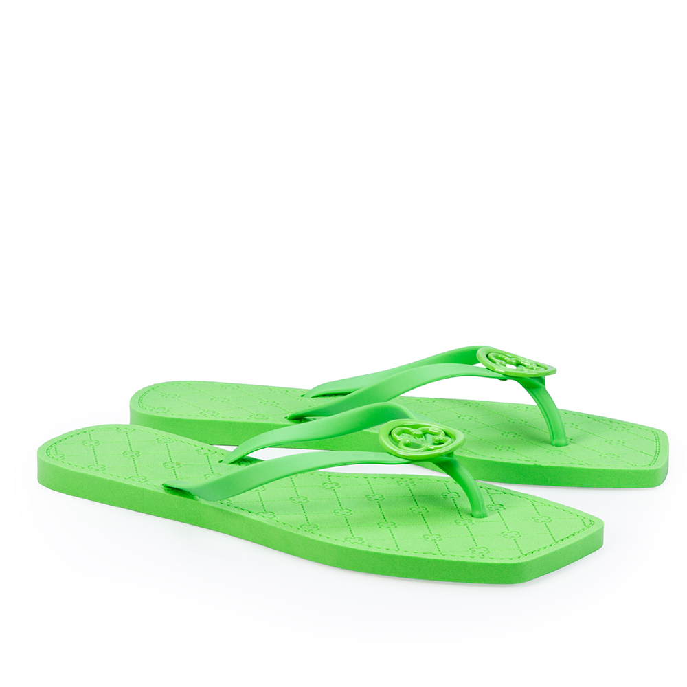 CHINELO DE DEDO BICO QUADRADO VERDE PISTACCHIO image number 1