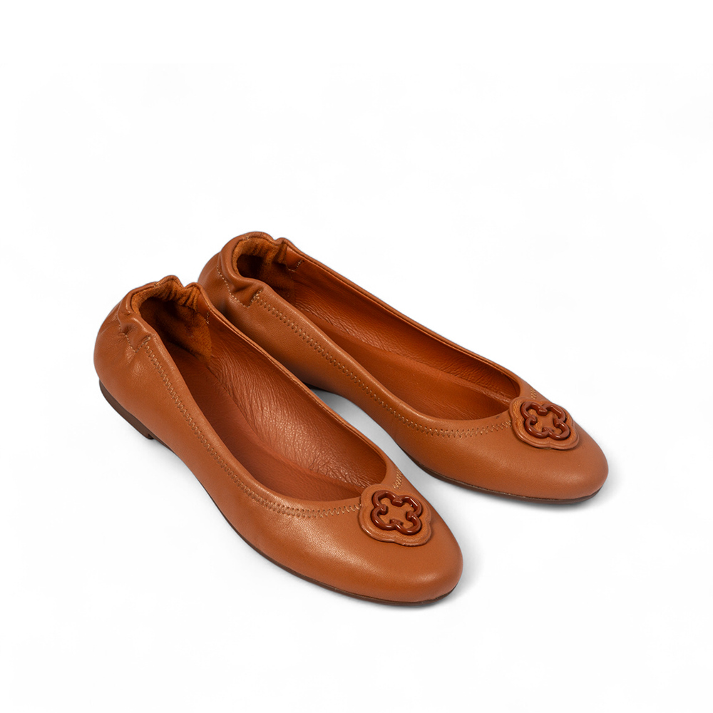 SAPATILHA INFANTIL CARAMELO DE COURO image number 1