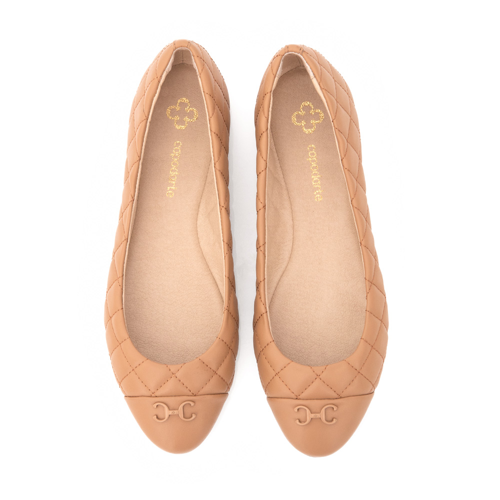 SAPATILHA BEGE MATELASSÊ image number 4