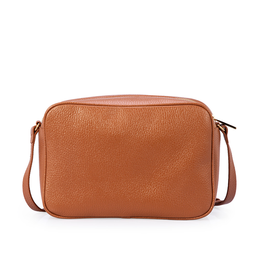 BOLSA TIRACOLO CARAMELO DE COURO SHOULDER BAG image number 2