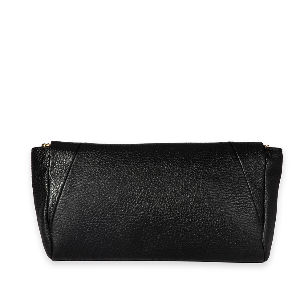 BOLSA PEQUENA PRETA DE COURO SHOULDER BAG image number 2