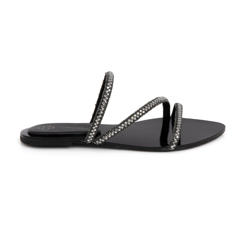 CHINELO RASTEIRA PRETO PEDRARIAS image number 0
