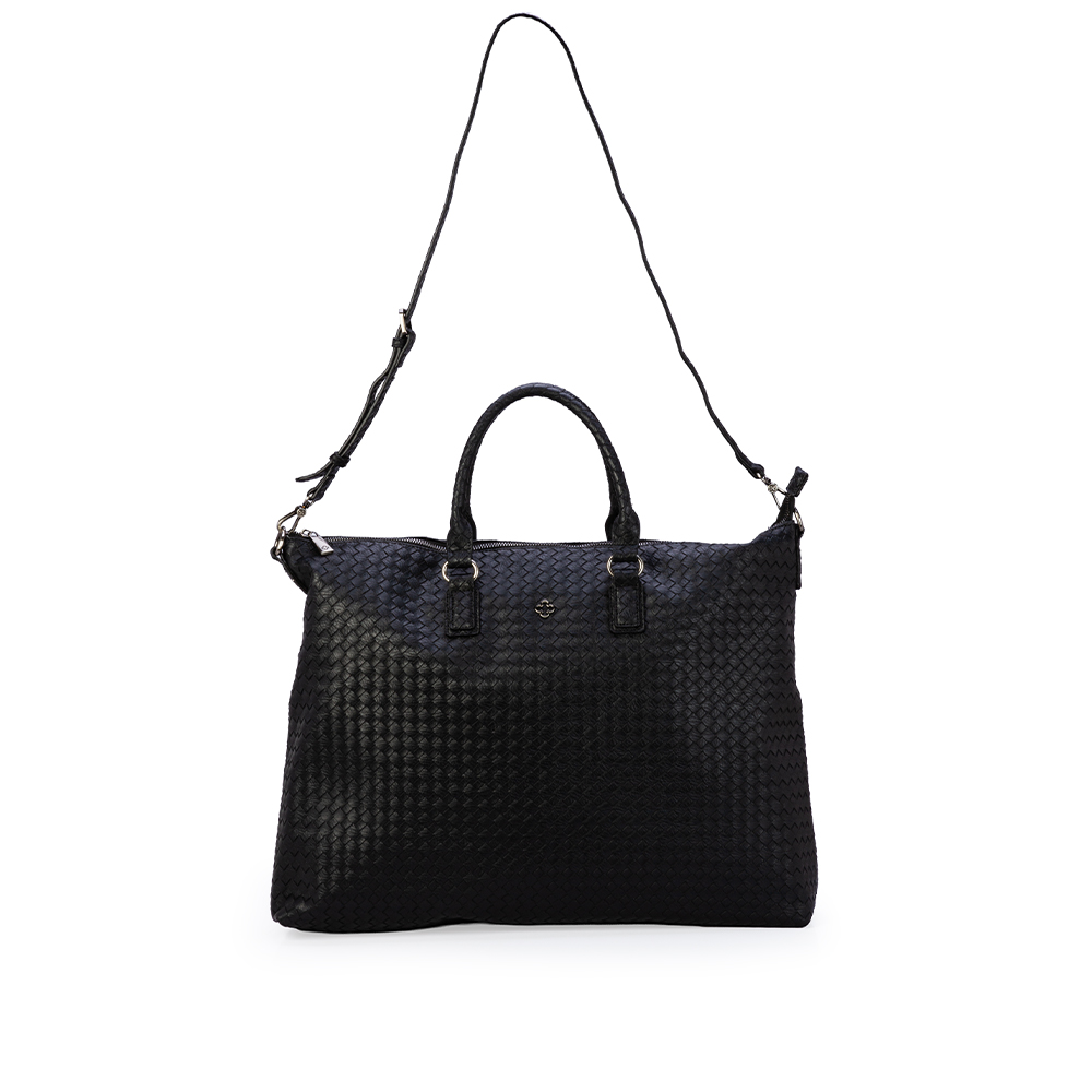 MALA GRANDE DE M&Atilde;O PRETA TRESS&Ecirc; image number 1