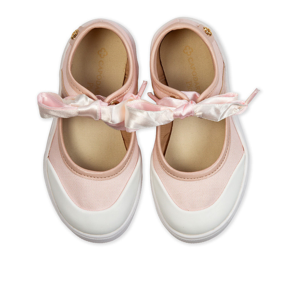 SAPATILHA BEB&Ecirc; BRANCA AMARRA&Ccedil;&Atilde;O CETIM image number 4