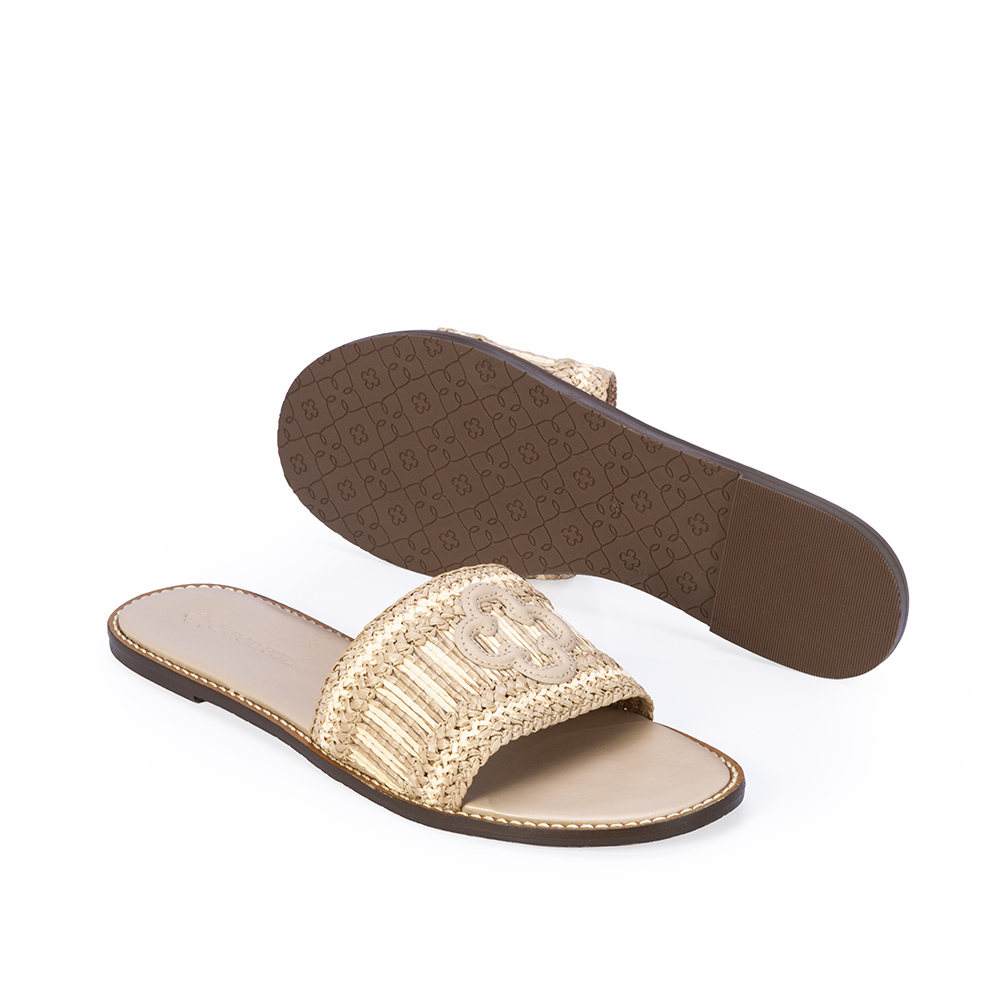 CHINELO TRAMADO NUDE SEDA image number 3