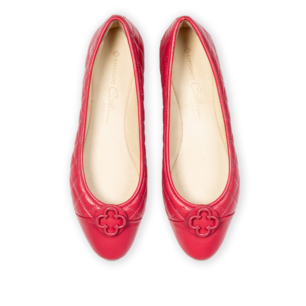 SAPATILHA COURO MAGNOLIA BICO REDONDO CATHERINE image number 4