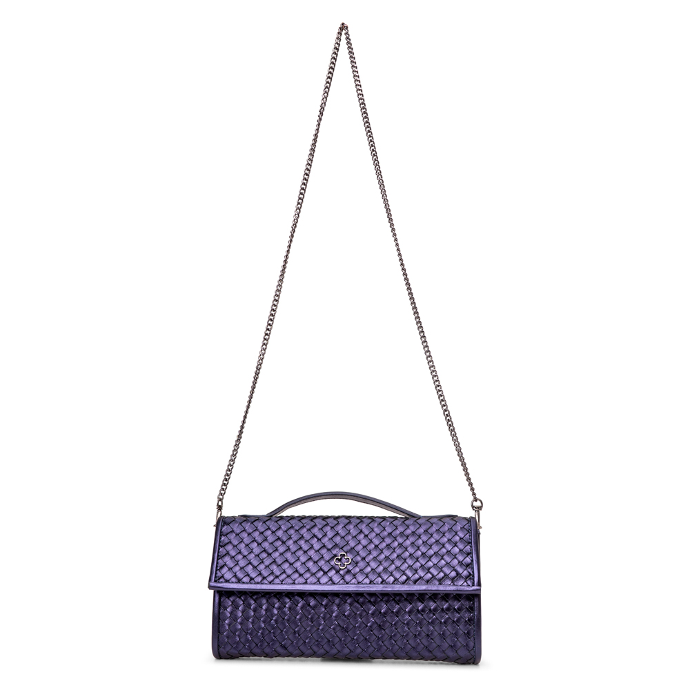 BOLSA CLUTCH MARINHO AZZURRO DE COURO TRESS&Ecirc; image number 3