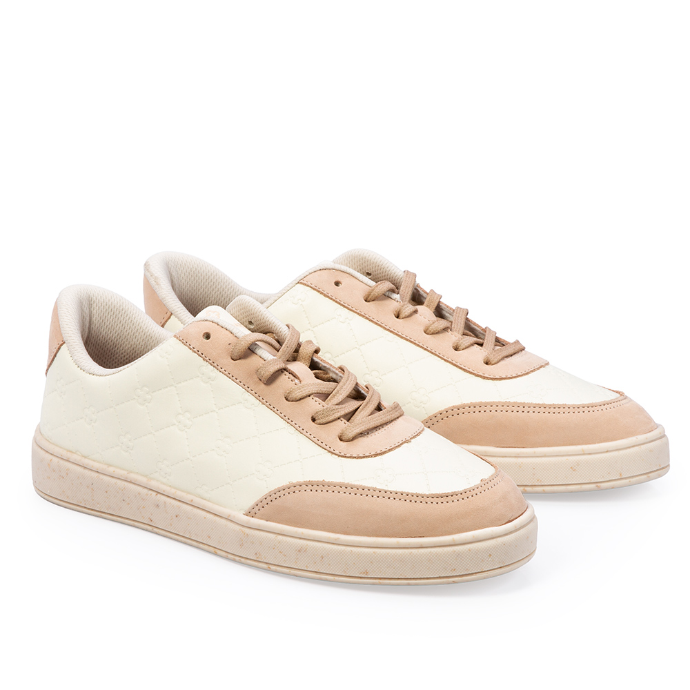 T&Ecirc;NIS FEMININO BRANCO DUNA DE COURO AMARRA&Ccedil;&Atilde;O MONOGRAMA image number 1