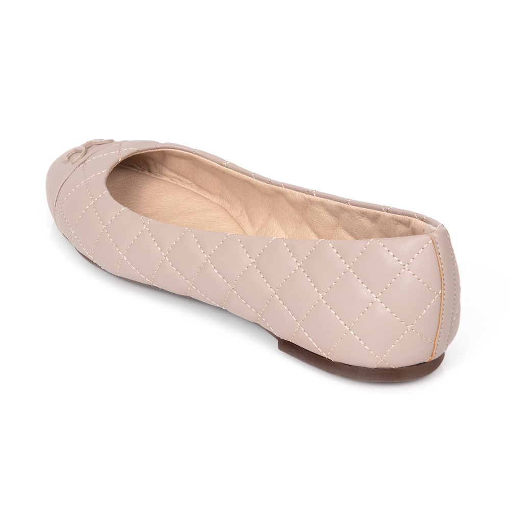 SAPATILHA BEGE OSTRA MATELASS&Ecirc; image number 2