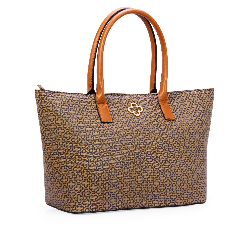 BOLSA GRANDE CARAMELO MONOGRAMA SHOPPER image number 3