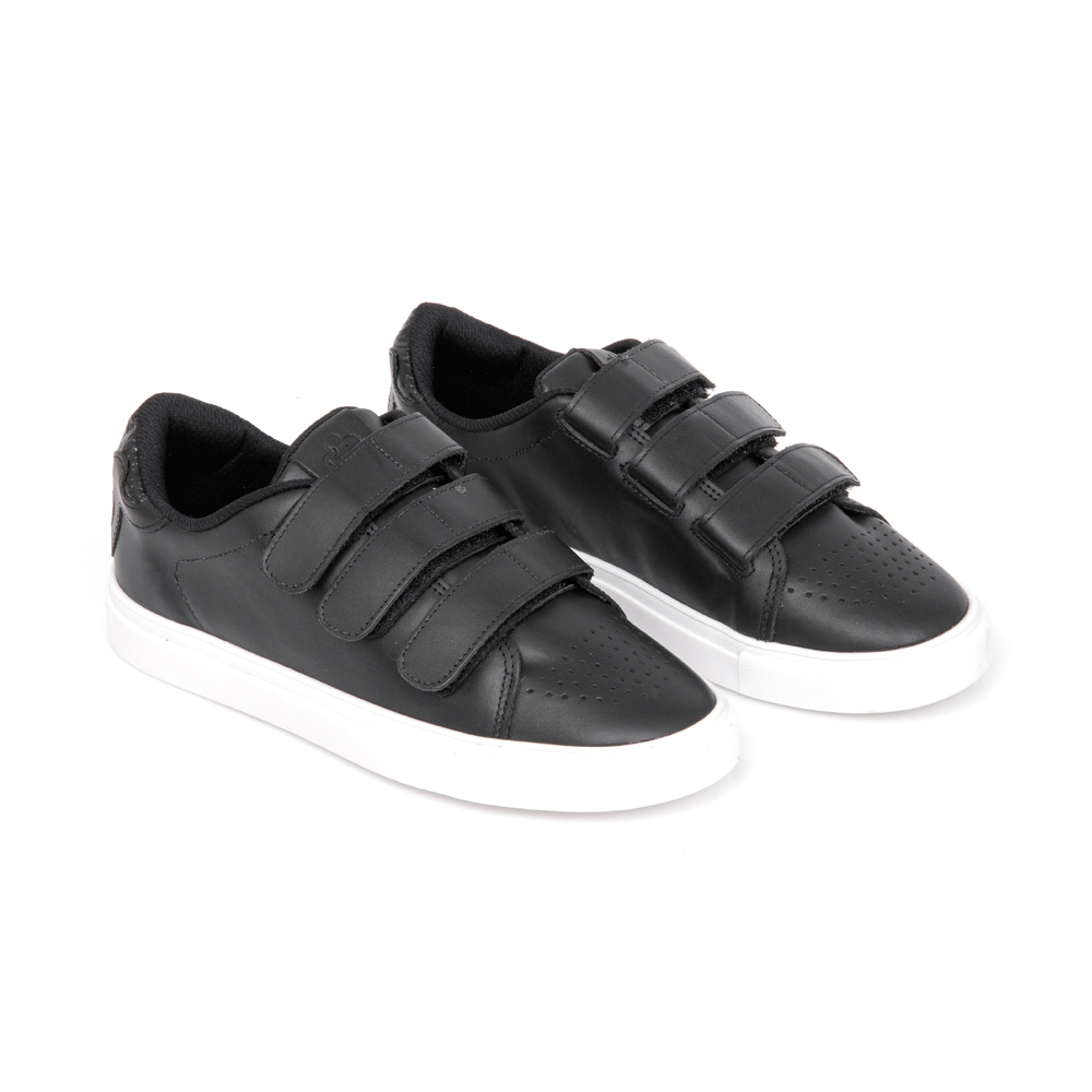 TÊNIS PRETO DE COURO FECHO VELCRO image number 1