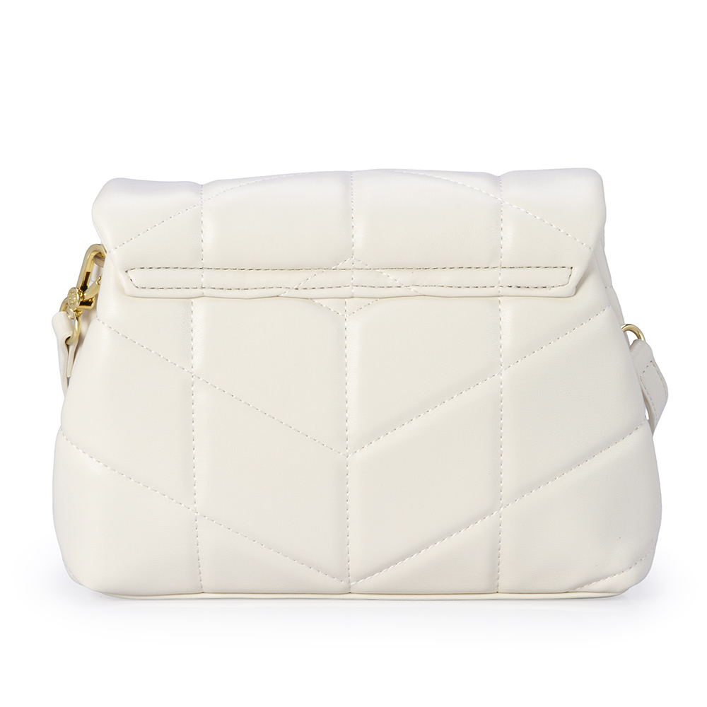BOLSA BEGE VANILLA MATELASS&Ecirc; SHOULDER BAG image number 2