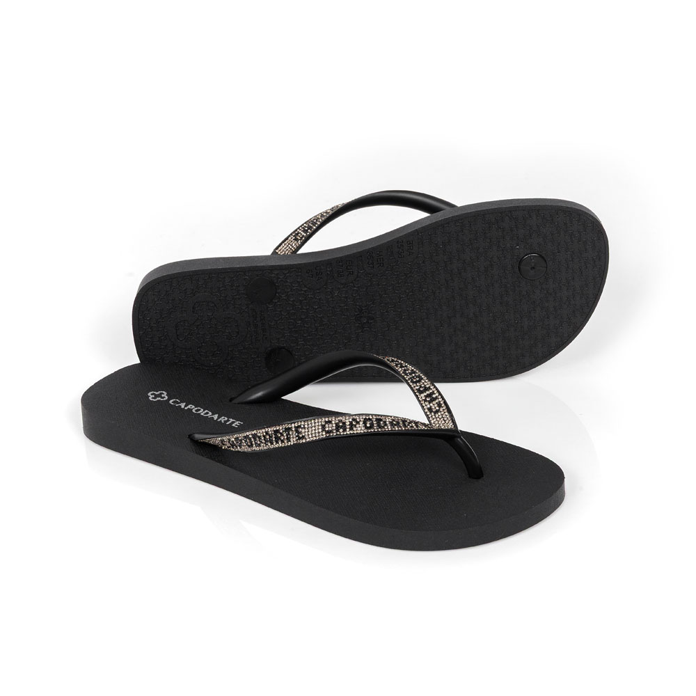 CHINELO DE DEDO TIRAS CAPODARTE PRETO image number 3