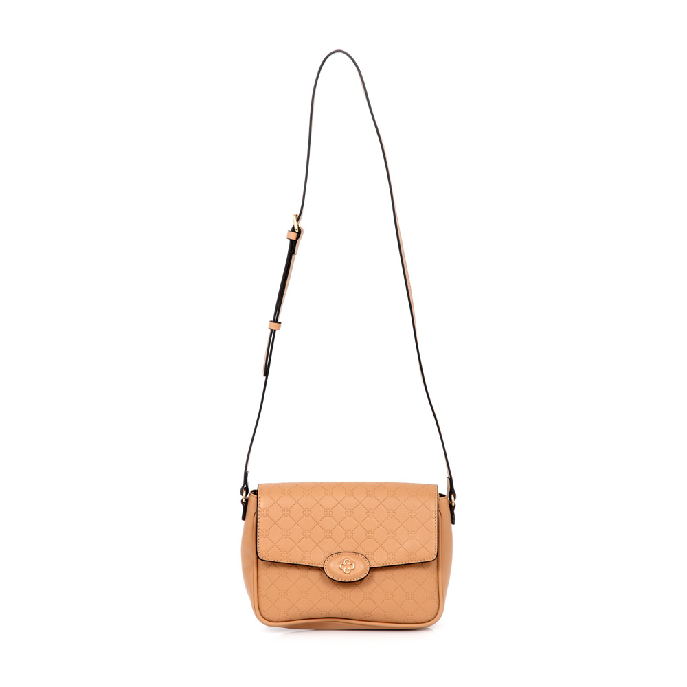 BOLSA PEQUENA TIRACOLO BEGE NATURALE MONOGRAMA image number 0