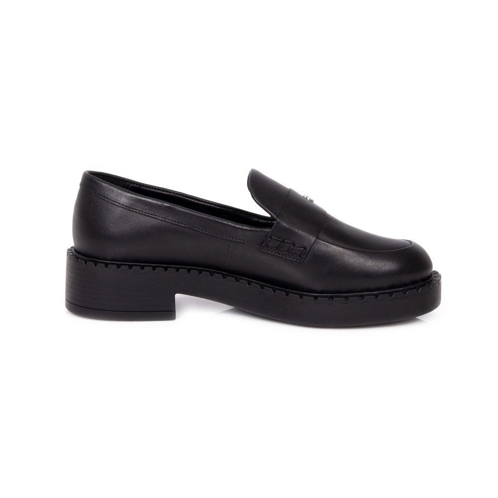 LOAFER MOCASSIM PRETO DE COURO image number 0