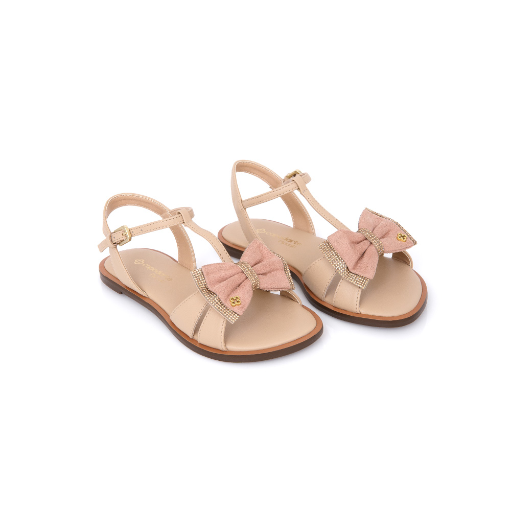 SAND&Aacute;LIA INFANTIL SEDA NUDE TOP image number 1