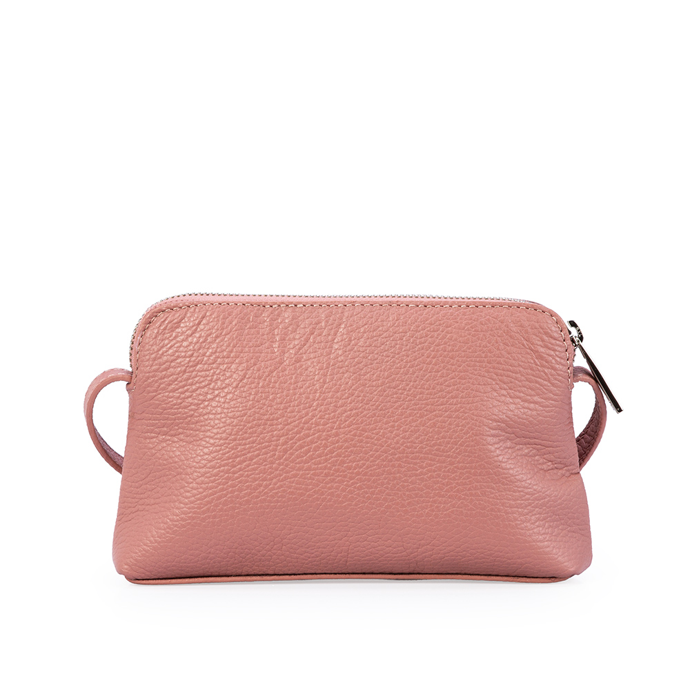 BOLSA PEQUENA ROSA MALVA COURO MATELASS&Ecirc; SHOULDER BAG image number 2