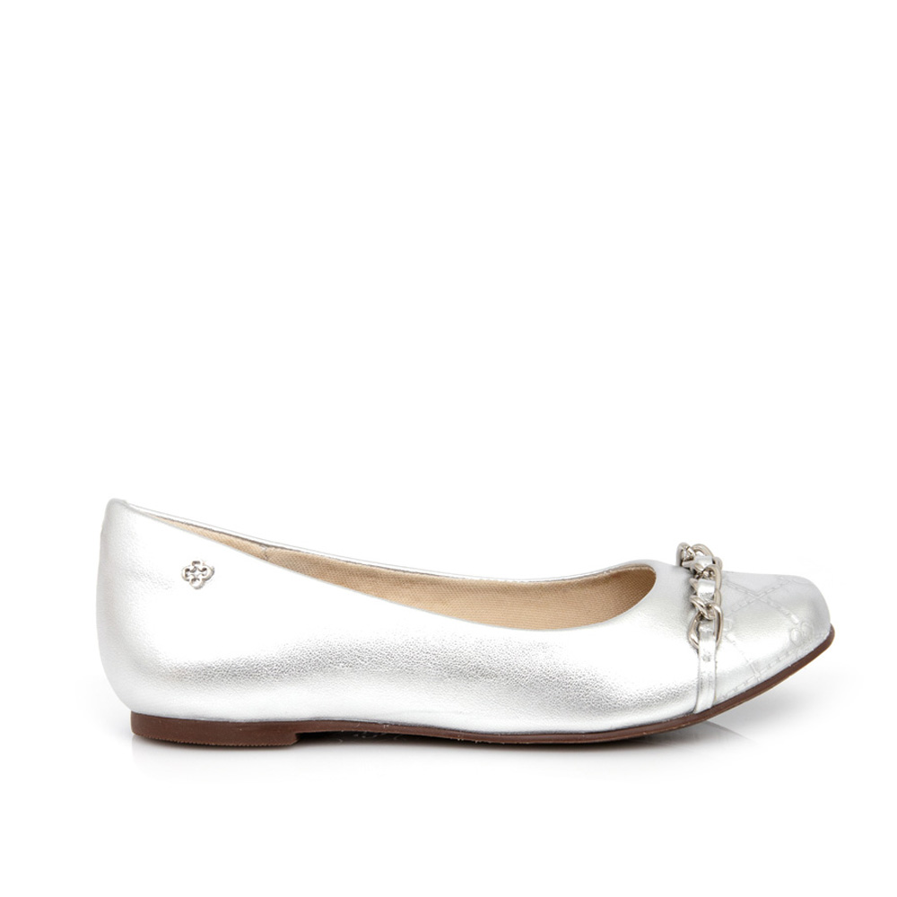 SAPATILHA PRATA INFANTIL MONOGRAMA CORRENTE image number 0