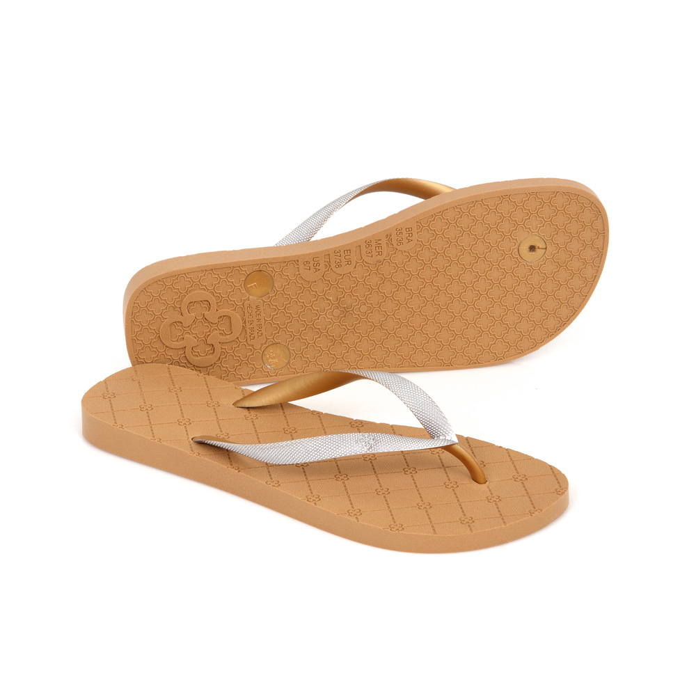 KIT CHINELO DE DEDO E N&Eacute;CESSAIRE DOURADA image number 3