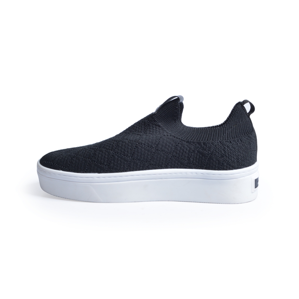 TÊNIS FEMININO SLIP ON KNIT MATELASSÊ PRETO image number 4