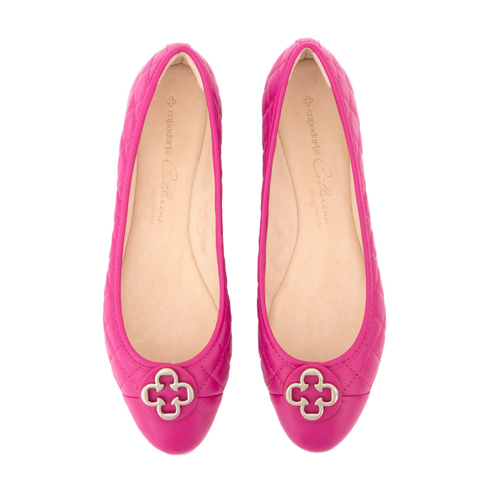 SAPATILHA COURO MATELASS&Ecirc; CATHERINE ROSA image number 4