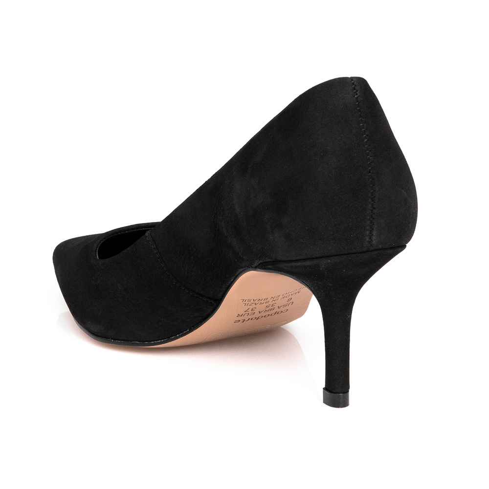 SCARPIN SALTO FINO PRETO NOBUCK image number 2