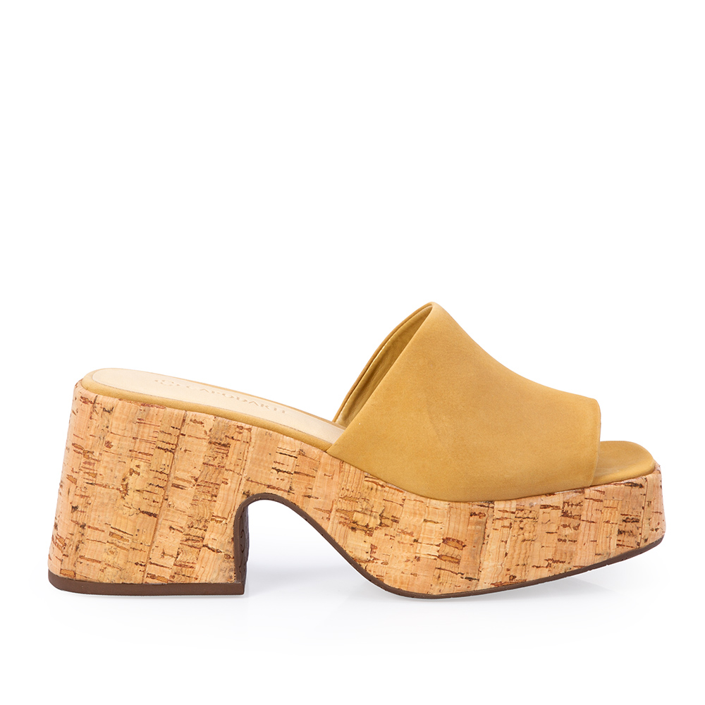 MULE MEIA PATA COURO NOBUCK BEGE SAVANA CORTI&Ccedil;A image number 0