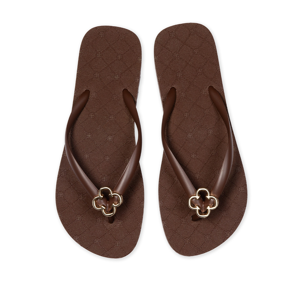 CHINELO DE DEDO MARROM &Eacute;BANO MONOGRAMA image number 4