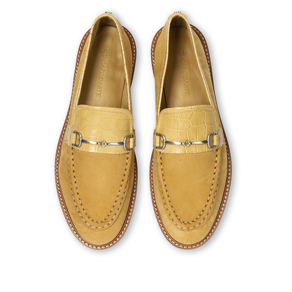 LOAFER MOCASSIM BEGE SAVANA DE COURO BRID&Atilde;O image number 4