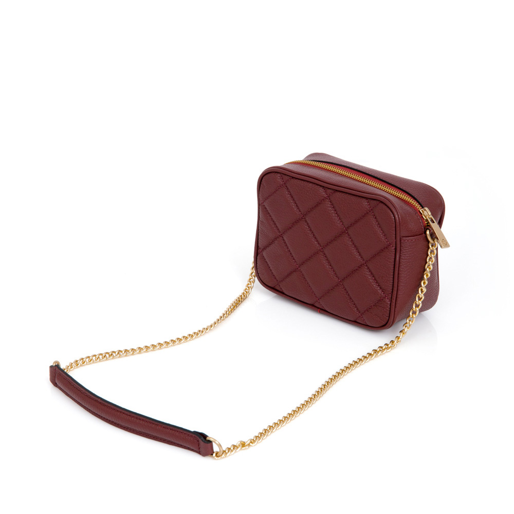 BOLSA SHOULDER BAG DE COURO BORD&Ocirc; MATELASS&Ecirc; image number 2