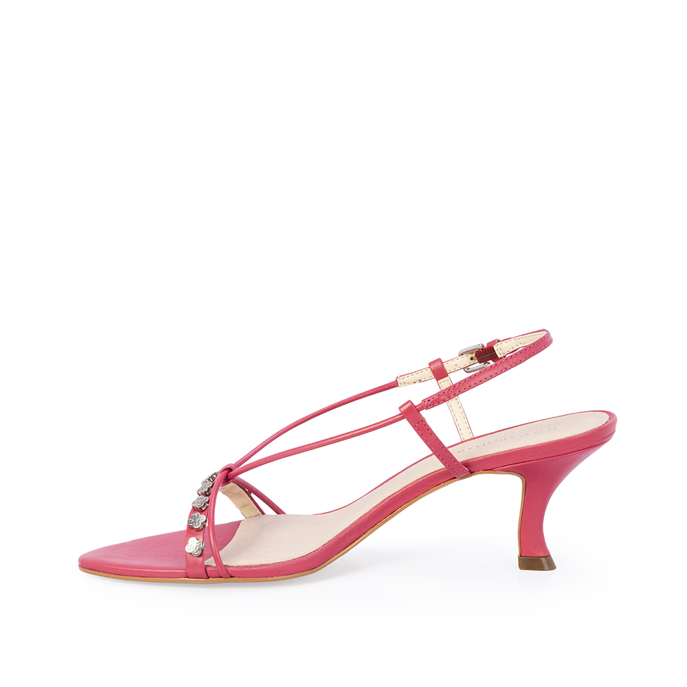 SAND&Aacute;LIA SALTO M&Eacute;DIO COURO ROSA image number 2